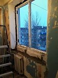 Двухстворчатое окно Rehau в квартире - фото 1